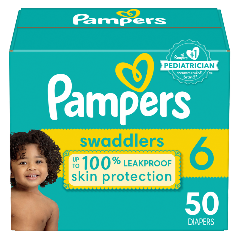 Pampers Swaddlers Size 6 Super Pack 50 ct