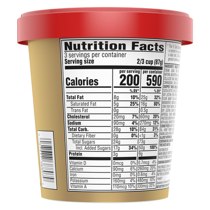 Twix Caramel Light Ice Cream with Twix Cookie Bar Pieces Pint