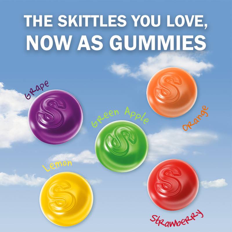 SKITTLES Original Gummy Candy, 5.8 oz Bag