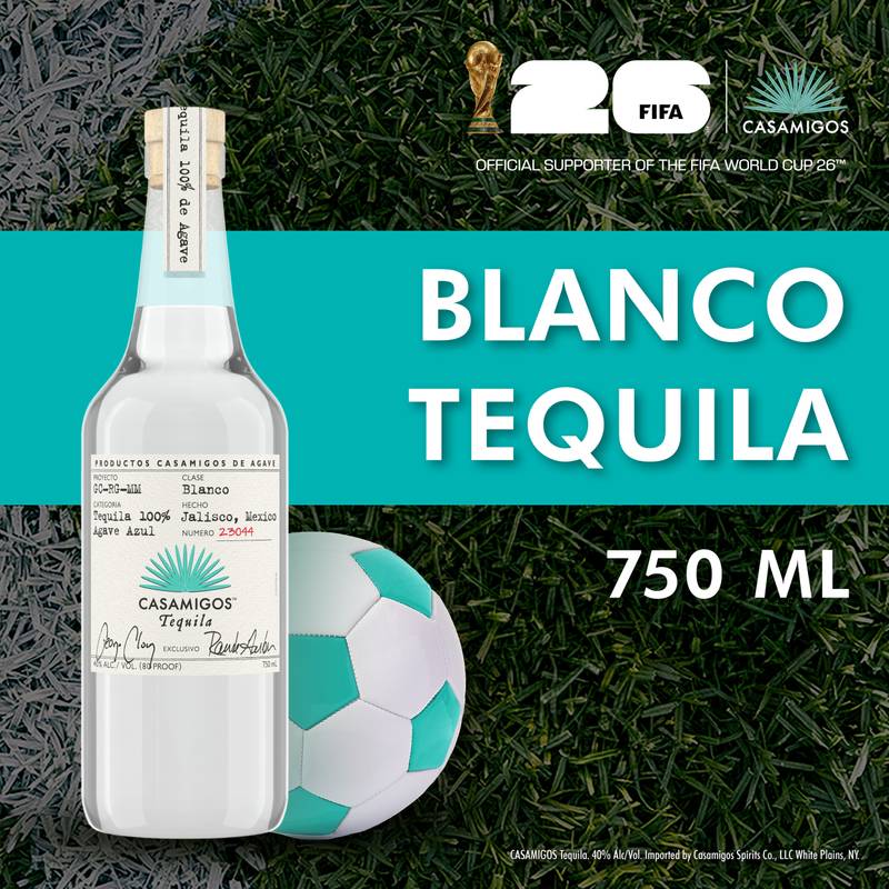 Casamigos Blanco Tequila 750ml (80 Proof)