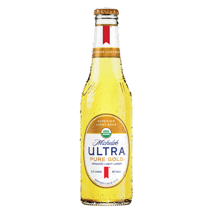 Michelob Ultra Pure Gold Single 12oz Btl 4.2% ABV