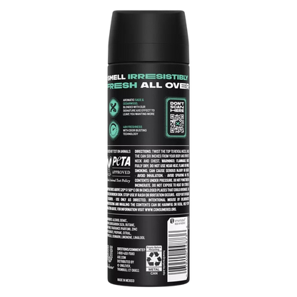 Axe Body Spray, Apollo, 3.9oz