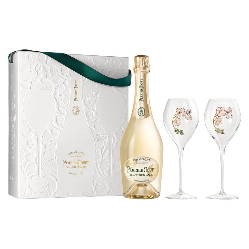 Perrier Jouet Blanc de Blancs Two Flute Gift Set 750ml - Perrier