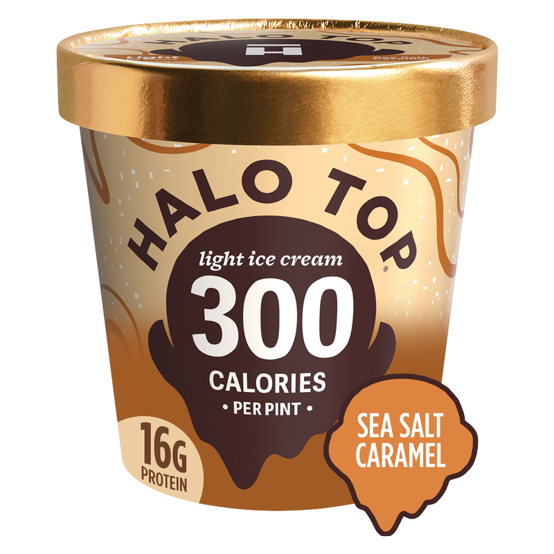 Halo Top Sea Salt Caramel Ice Cream Pint