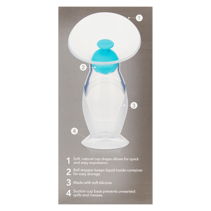 Nuby Comfort Portable & Lightweight Breast Pump with Sealing Plug