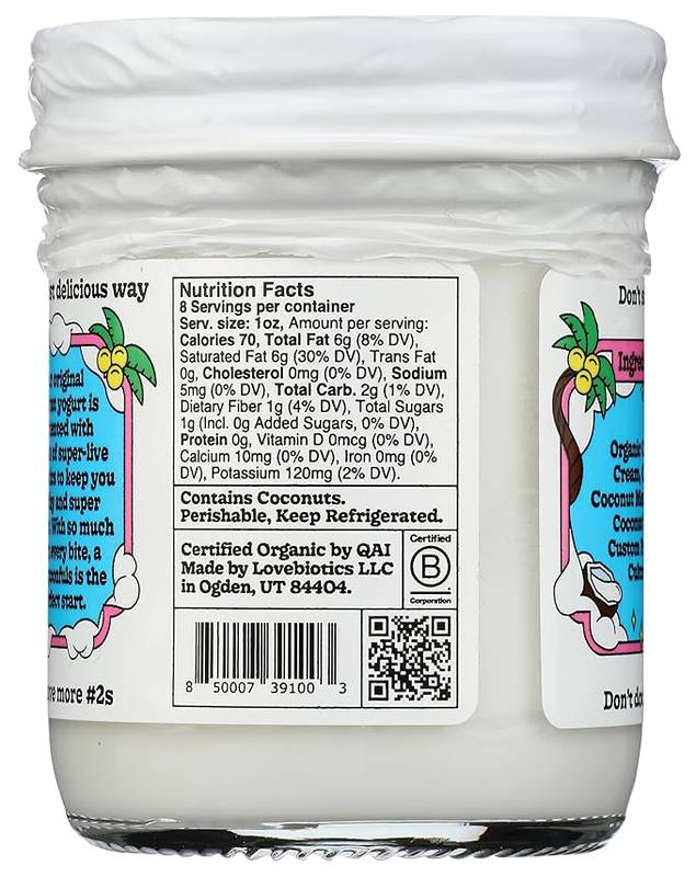 The Coconut Cult Original Probiotic Coconut Yogurt - 8oz