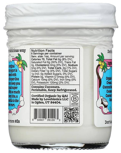 The Coconut Cult Original Probiotic Coconut Yogurt - 8oz