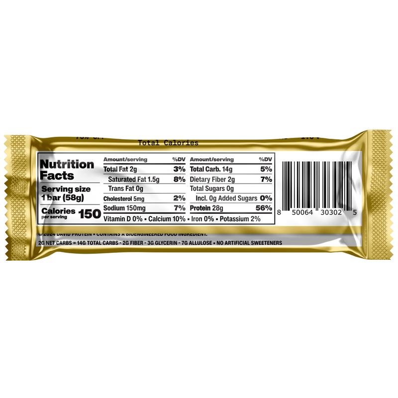 David Blueberry Pie Protein Bar, 2.05oz