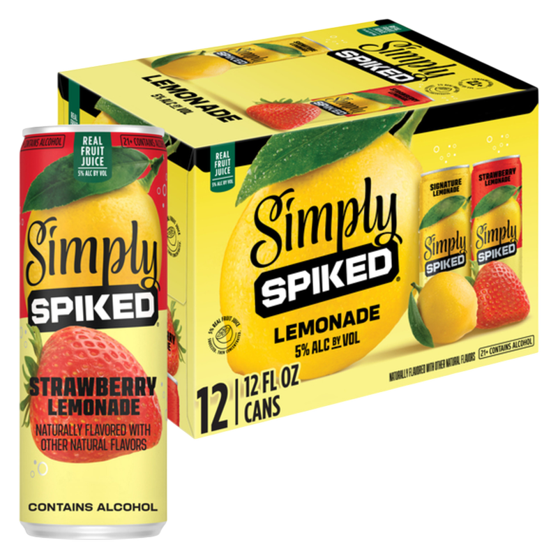 Simply Spiked Lemonade Variety Pack 12pk 12oz Can 5.0% ABV