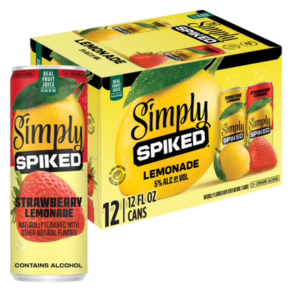 Simply Spiked Lemonade Variety Pack 12pk 12oz Can 5.0% ABV