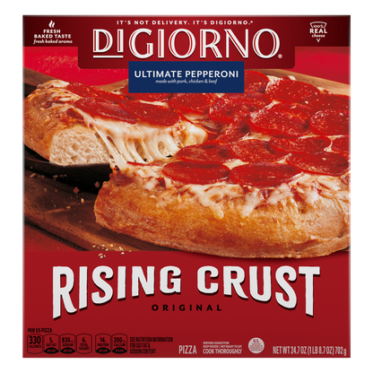 DiGiorno Rising Crust Pepperoni Pizza, 24.7oz. - DiGiorno – BevMo!