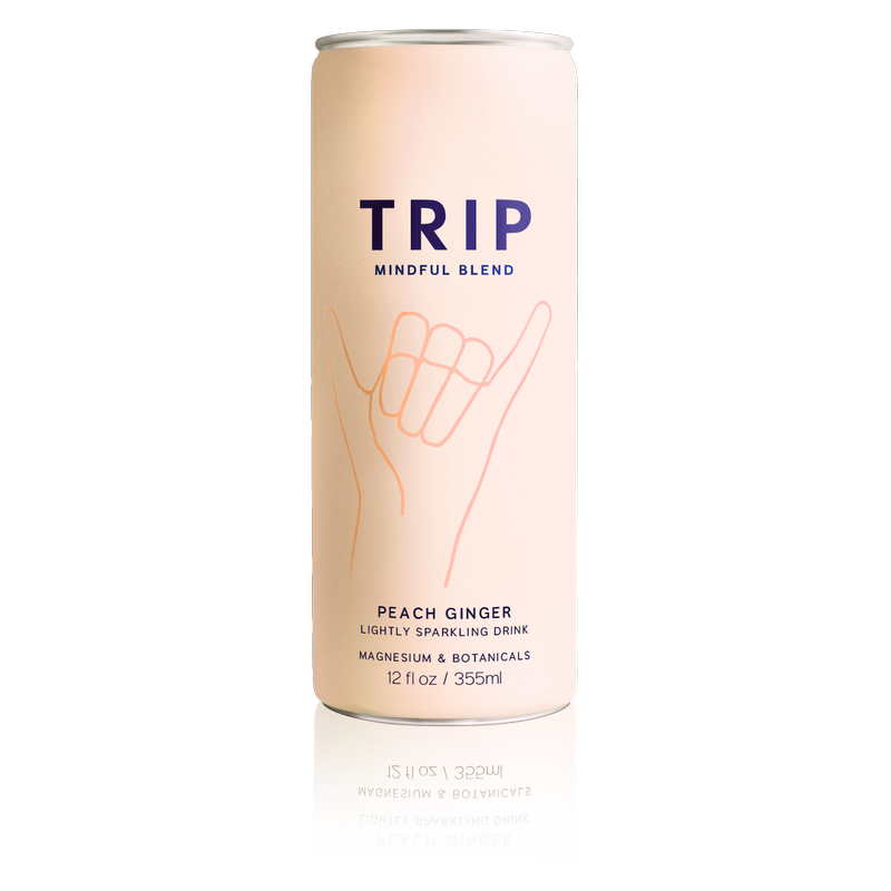 TRIP Peach Ginger Mindful Blend 4pk 8.5oz Can