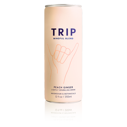 TRIP Peach Ginger Mindful Blend 4pk 8.5oz Can