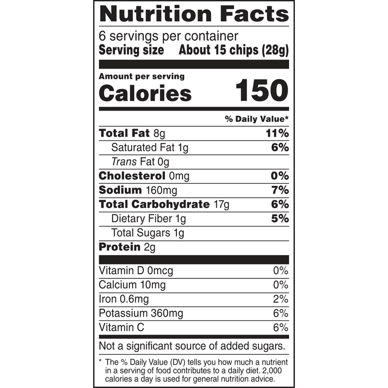 Miss Vickie's Kettle Cooked Potato Chips Sea Salt & Vinegar, 6oz
