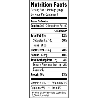 Hillshire Snacking Protein Small Plates Italian Dry Salame & Gouda Cheese - 2.76oz