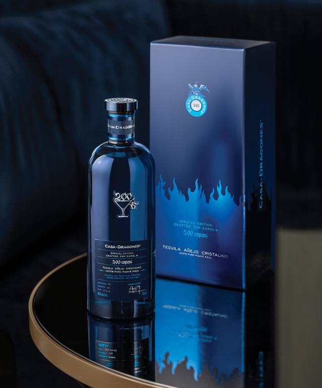 Casa Dragones x Karol G Cristalino Tequila 750ml Bottle - Casa