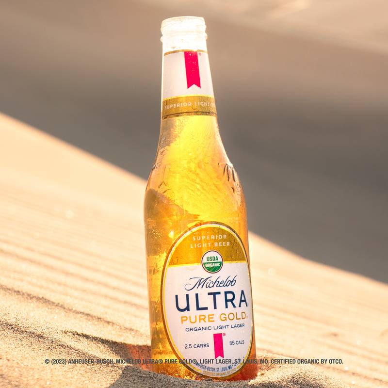 Michelob Ultra Pure Gold Single 12oz Btl 4.2% ABV
