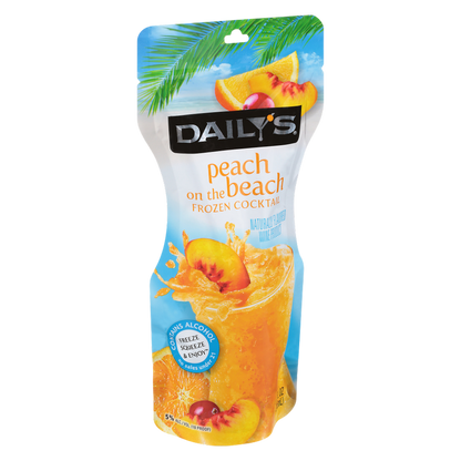 Daily's Frozen Peach On The Beach Daiquiri 10oz Pouch
