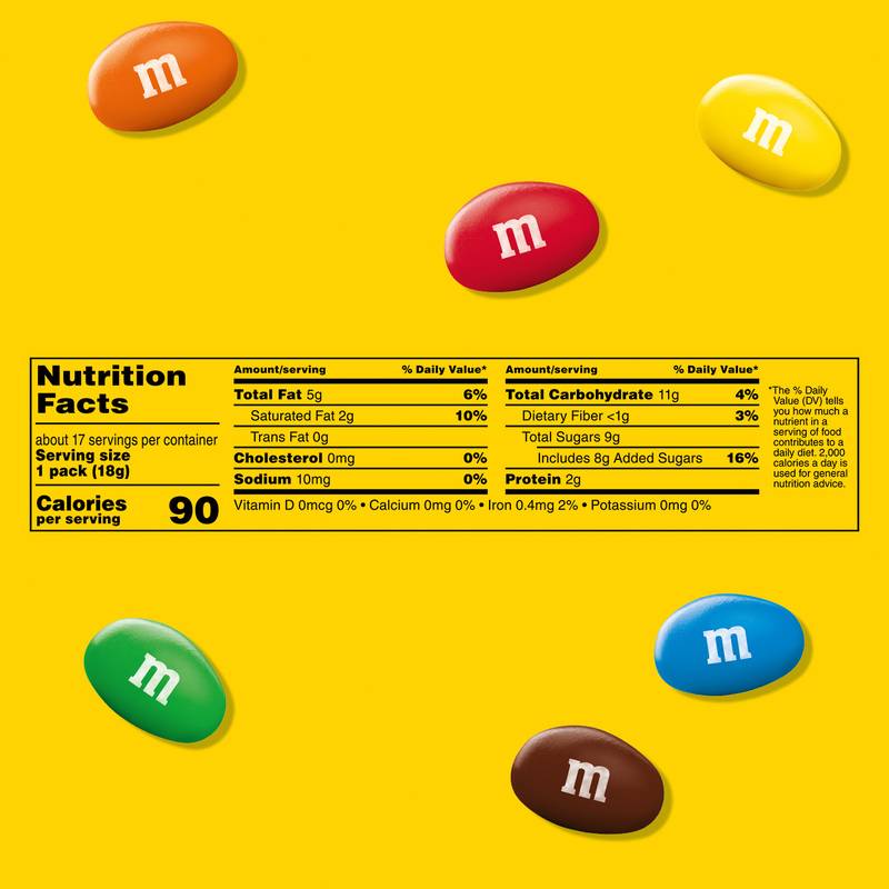 M&M Peanut Milk Chocolate Candies Fun Size 10.57oz
