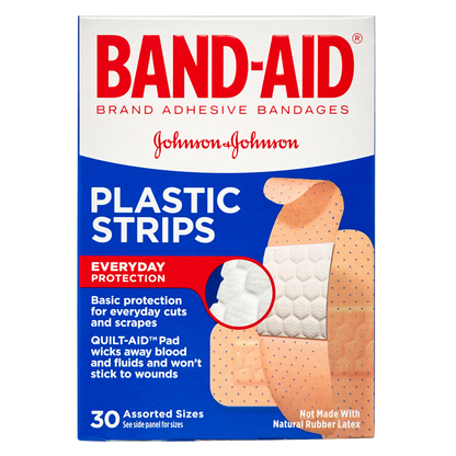 Band-Aid Plastic Strips 30ct