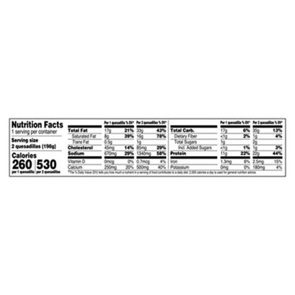 Delimex Seasoned Beef Crispy Quesadillas, 7 oz box