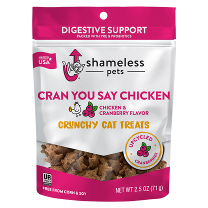 Shameless Pets Cat Treats Cran You Say Chicken