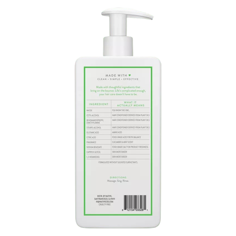 Native Conditioner, Cucumber & Mint 16.5 fl oz