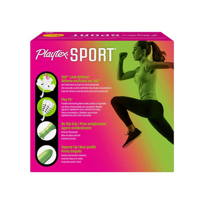 Playtex Sport Tampons, Regular Unscented Pack of 36