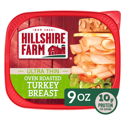 Hillshire Farm Ultra Thin Sliced Oven Roasted Turkey Breast - 9oz