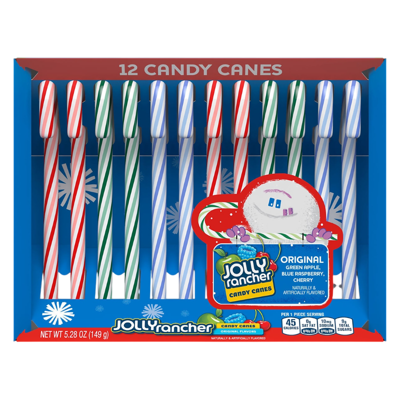 Jolly Rancher Candy Canes, 5.28oz