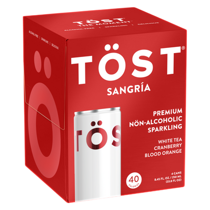 Tost Sangria Sparkling White Tea 4pk
