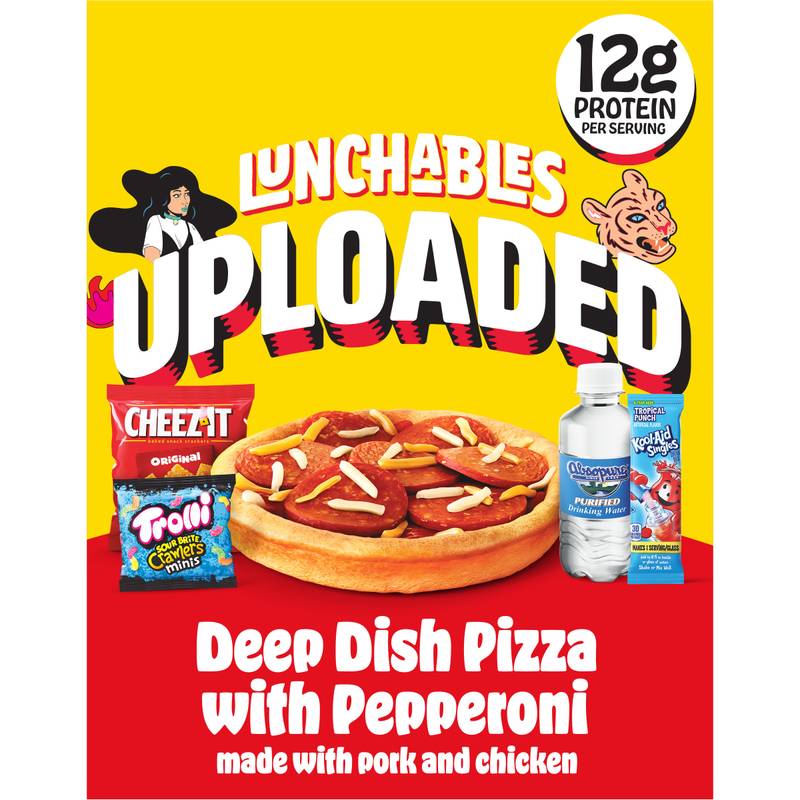 Lunchables Uploaded Pepperoni Deep Dish Pizza - 15oz