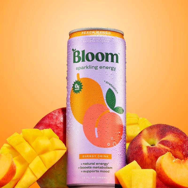 Bloom Energy Peach Mango 12oz Can