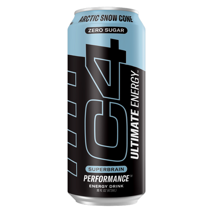 C4 Ultimate Energy Zero Sugar Arctic Snow Cone 16oz Can - C4 – BevMo!