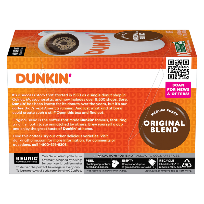 Dunkin’ Original Blend K-Cups 10ct