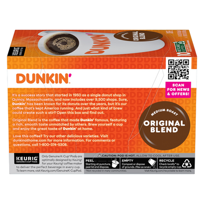 Dunkin’ Original Blend K-Cups 10ct