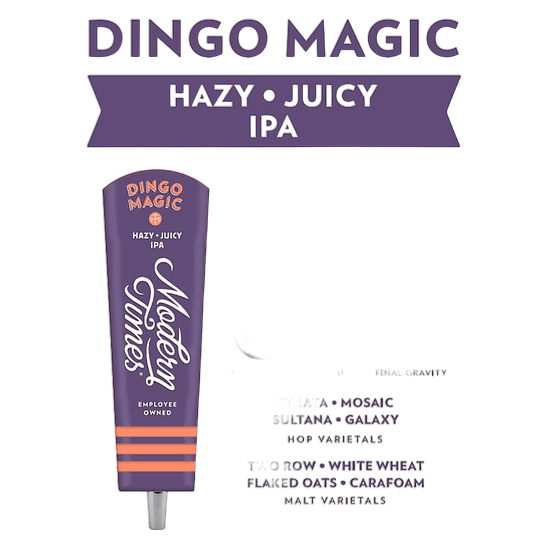 Modern Times Seasonal - Dingo Magic Hazy IPA (5 GAL KEG)