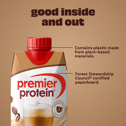 Premier Protein 30g Cafe Latte High Protein Shake 4pk 11oz Ctn