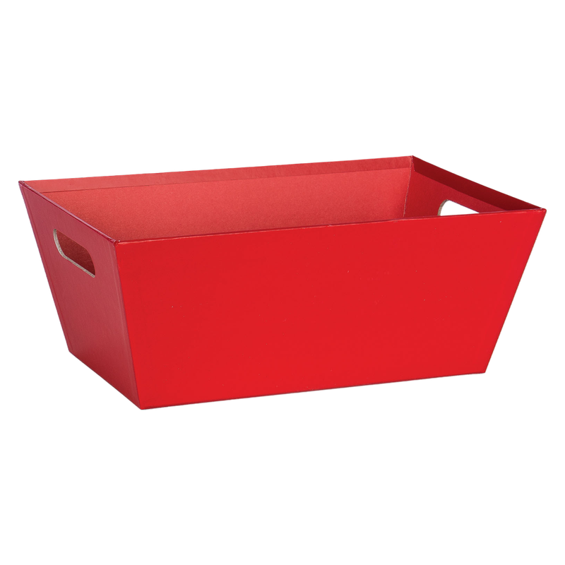 Red Paperboard Tray