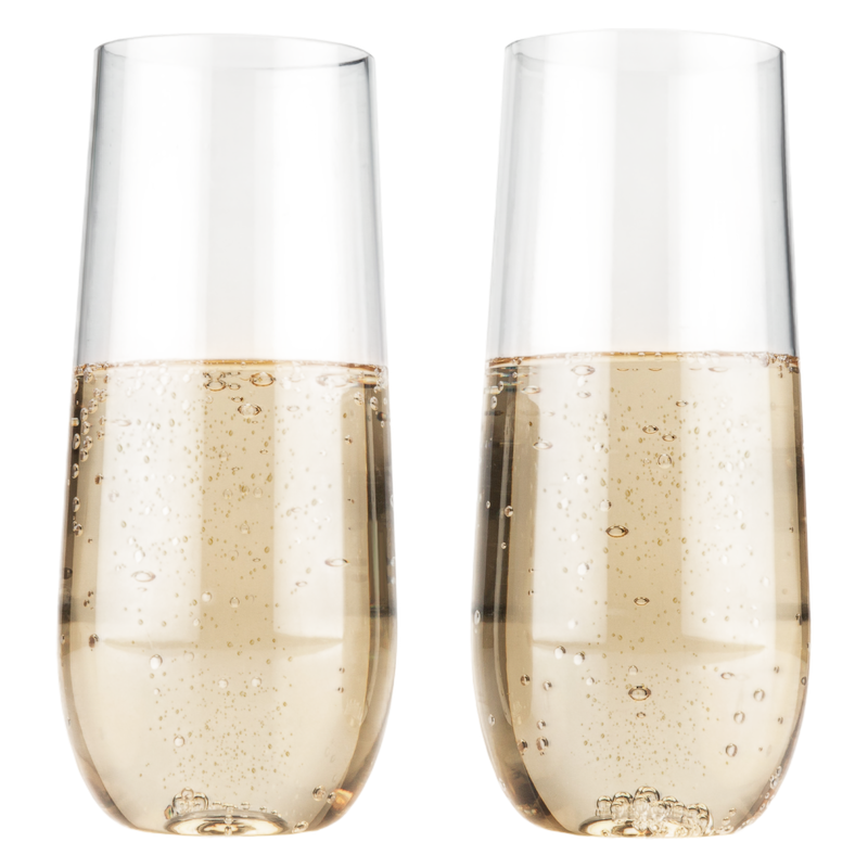 TRUE Flexi Champagne Flutes 2PK