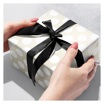 Pearl & Dot Stripe Double Sided Wrapping Paper
