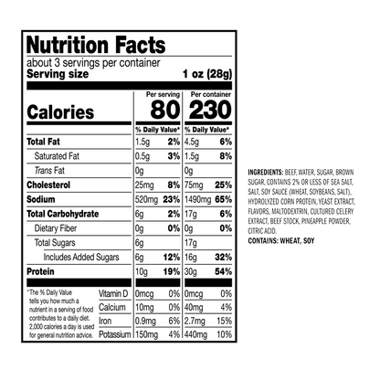 Jack Link's Original Beef Jerky 2.85oz