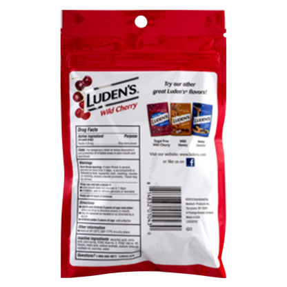 Luden's Wild Cherry Cough Drops 30ct