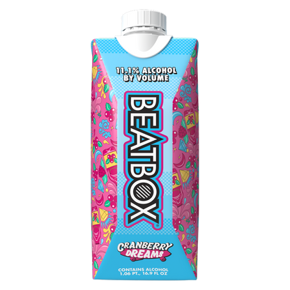 BeatBox Cranberry Dreams 500ml 11.1% ABV Wine Party Punch