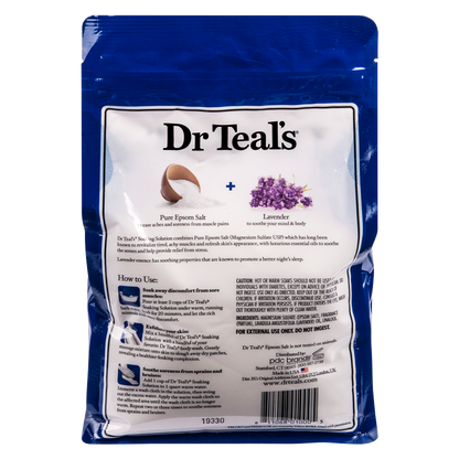 Dr Teal's Pure Epsom Salt Soothe & Sleep Lavender Soaking Solution 3lbs