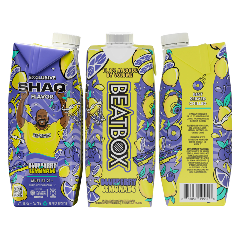 BeatBox Blueberry Lemonade 500ml 11.1% ABV