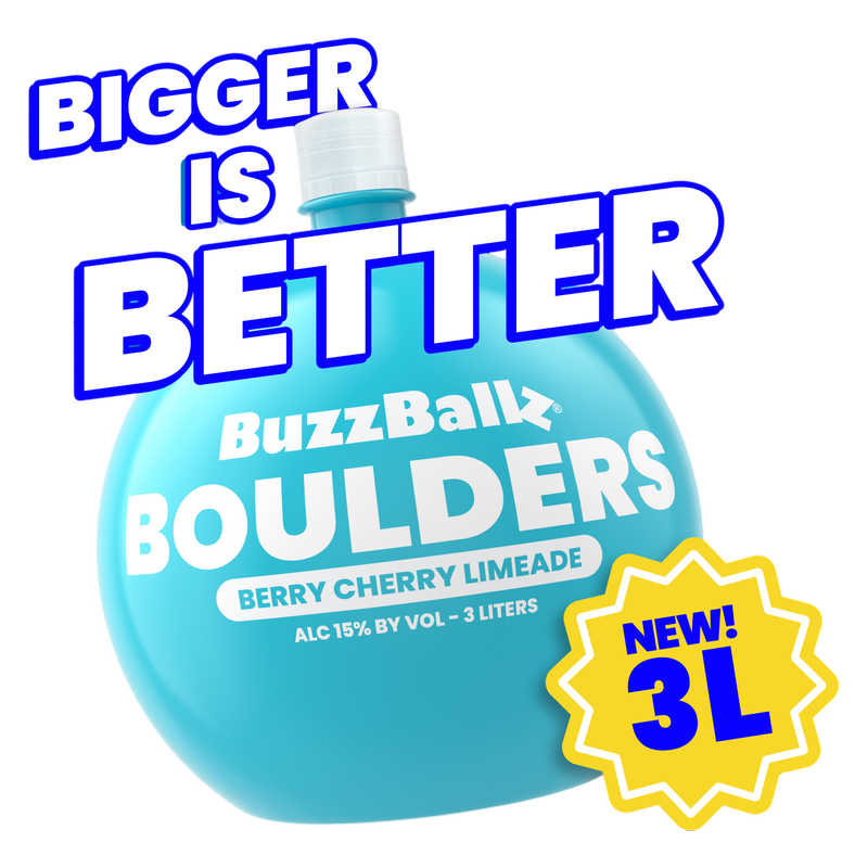BuzzBallz Boulders Berry Cherry Limeade 3L Bottle