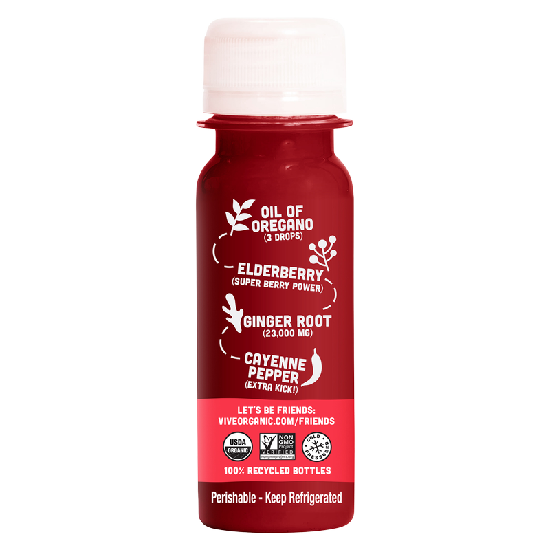 Vive Organic Wellness Rescue Shot Oil of Oregano & Ginger 2oz Btl ...