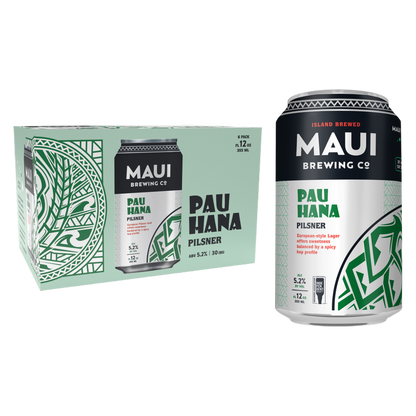 Maui Brewing Pau Hana Pilsner 6pk 12oz Can