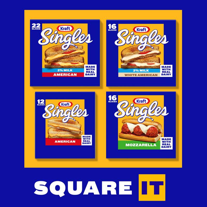 Kraft Singles American Cheese Slices - 12ct/8oz - Kraft – BevMo!